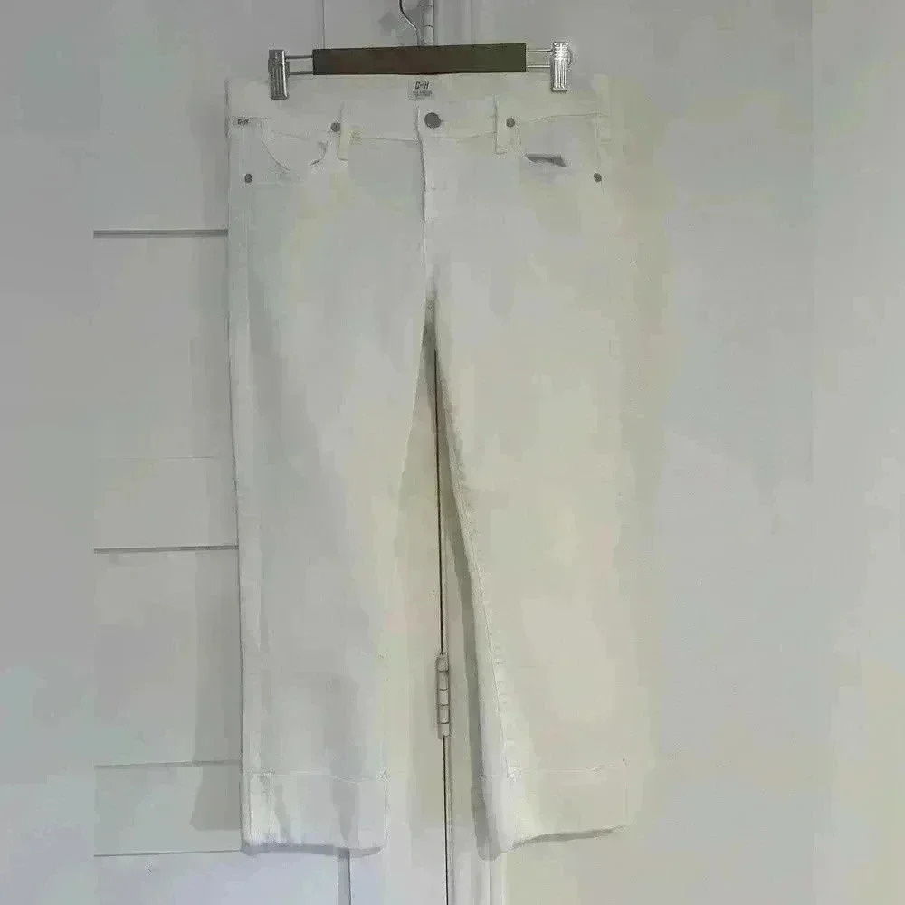 Citizens of Humanity White Cropped Straight Leg Jeans-Dani- Size 29- EUC